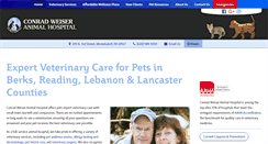 Desktop Screenshot of conradweiseranimalhospital.com